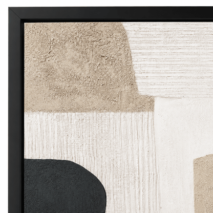Pictures  -  21851 Canvas Painting Black Frame - 90 x 120cm  -  60485785