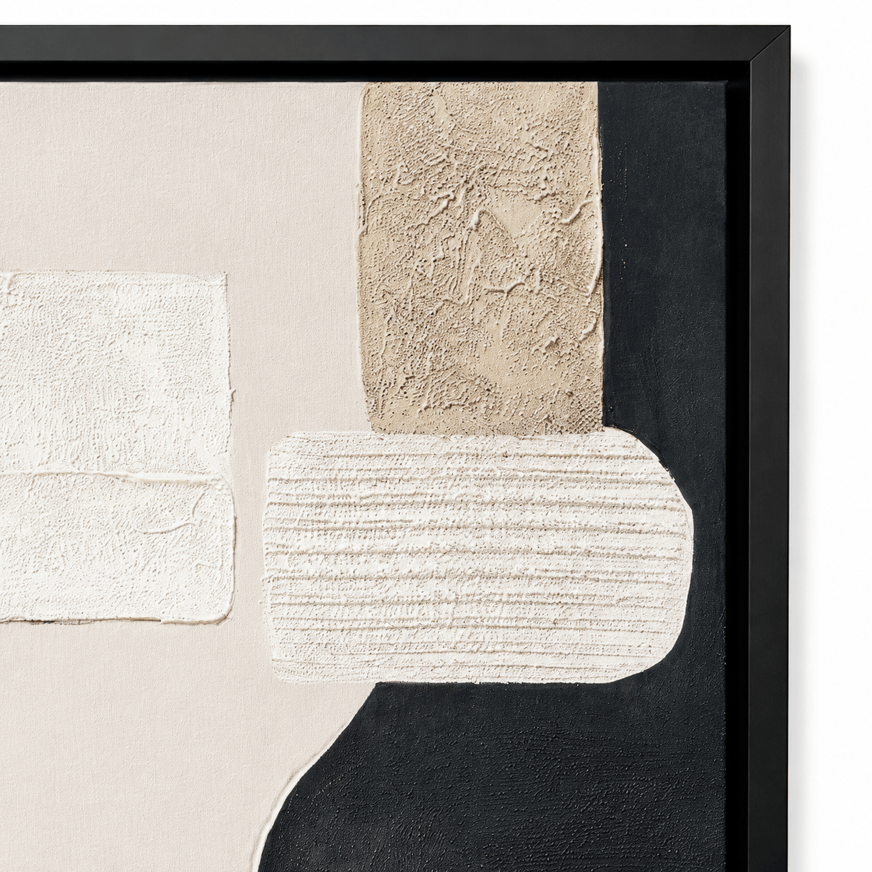 Pictures  -  21852 Canvas Painting Black Frame - 90 x 120cm  -  60485786