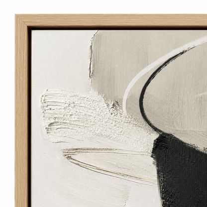 Pictures  -  21863 Canvas Painting Oak Frame - 75 x 100cm  -  60485789