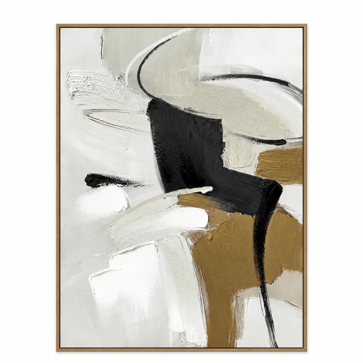 Pictures  -  21863 Canvas Painting Oak Frame - 75 x 100cm  -  60485789