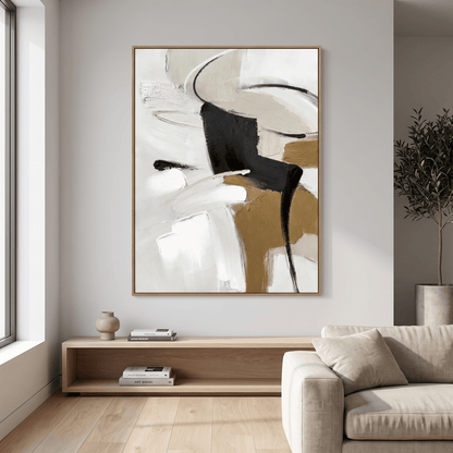 Pictures  -  21863 Canvas Painting Oak Frame - 75 x 100cm  -  60485789