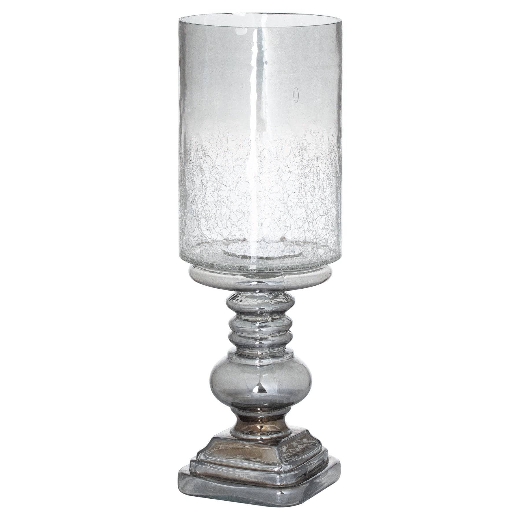 Homeware  -  Smoked Glass Candle Holder  -  60001138