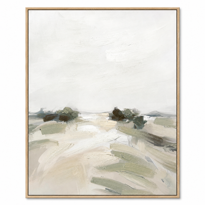 21946 Canvas Painting Light Wood Frame - 75 x 100cm