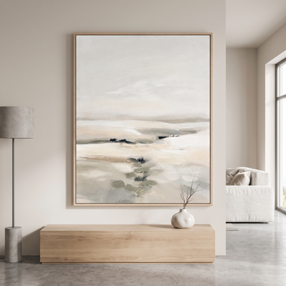21977 Canvas Painting Light Wood Frame - 80 x 100cm