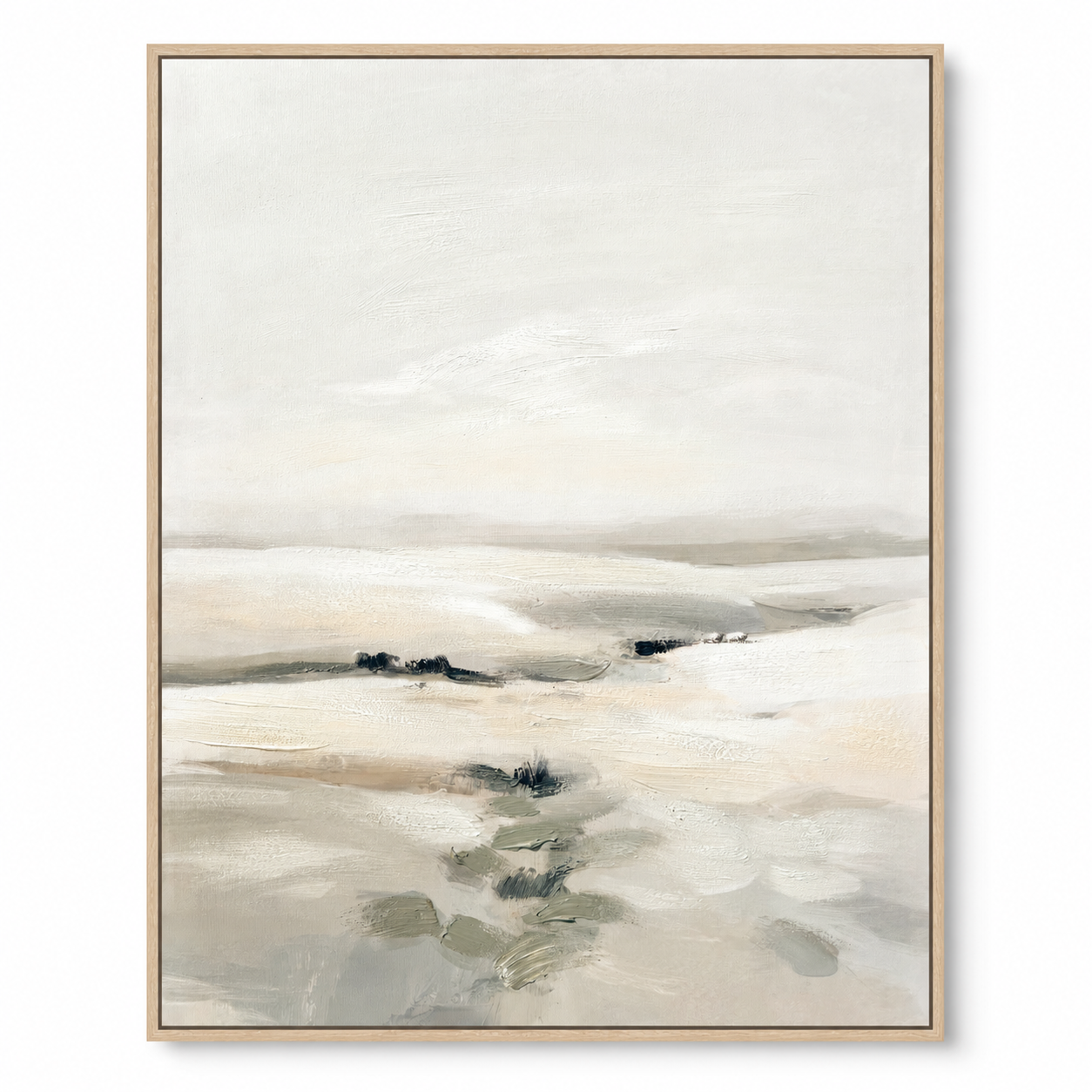21977 Canvas Painting Light Wood Frame - 80 x 100cm