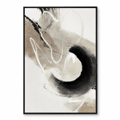21987 Canvas Painting Black Frame - 80 x 120cm