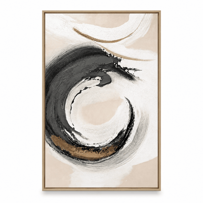 21988 Canvas Painting Oak Frame - 80 x 120cm