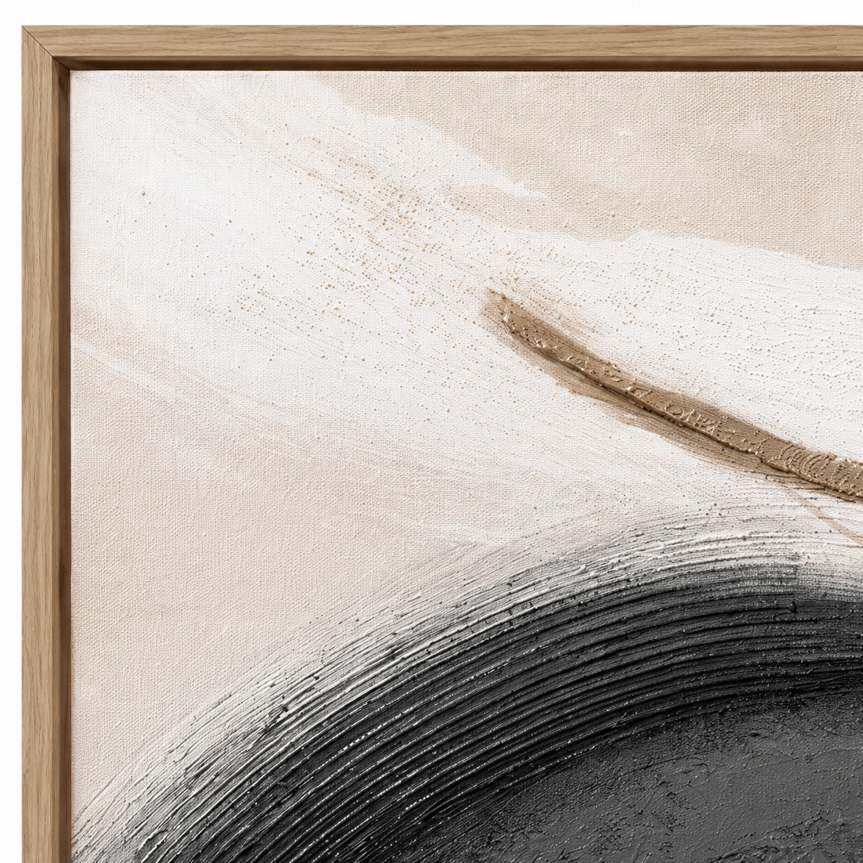 21988 Canvas Painting Oak Frame - 80 x 120cm