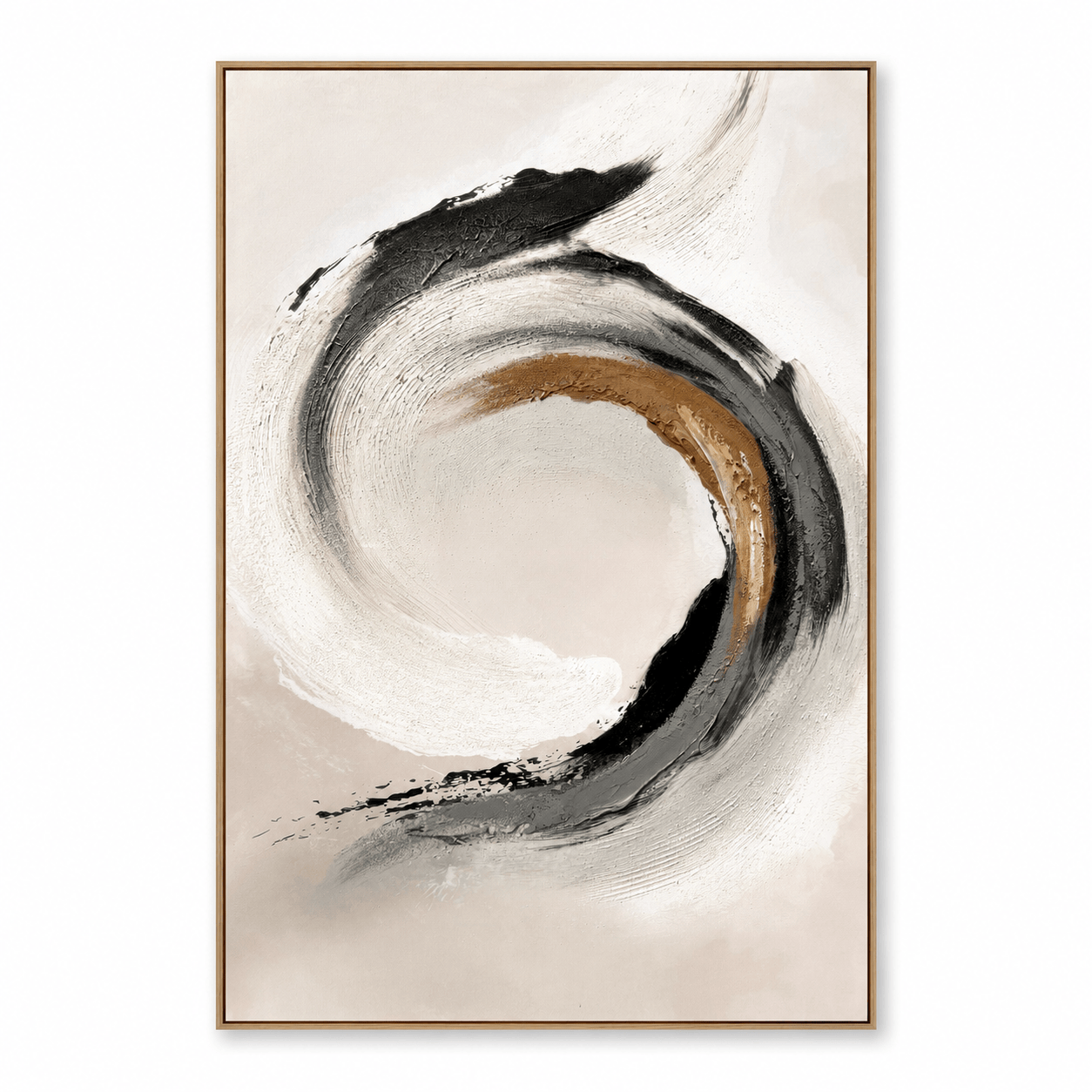 21989 Canvas Painting Oak Frame - 80 x 120cm