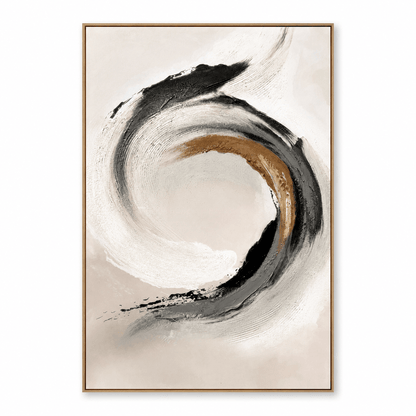 21989 Canvas Painting Oak Frame - 80 x 120cm