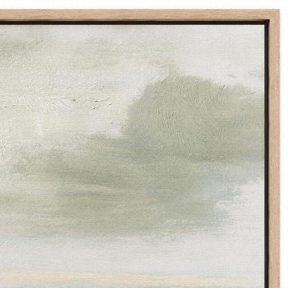 22037 Canvas Painting Light Wood Frame - 120 x 80cm