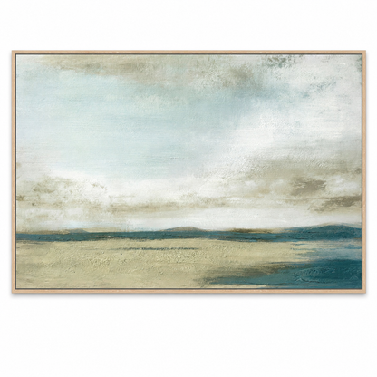 22038 Canvas Painting Light Wood Frame - 120 x 80cm
