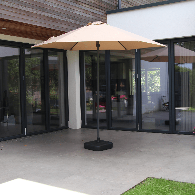 Gardening  -  Push Up Parasol - Ecru  -  60039432