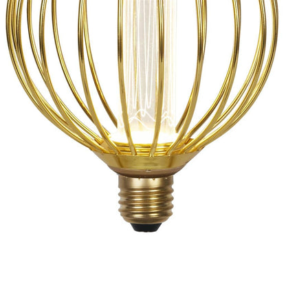 Lights  -  Globe Cage Lamp - Gold Metal  -  60014345