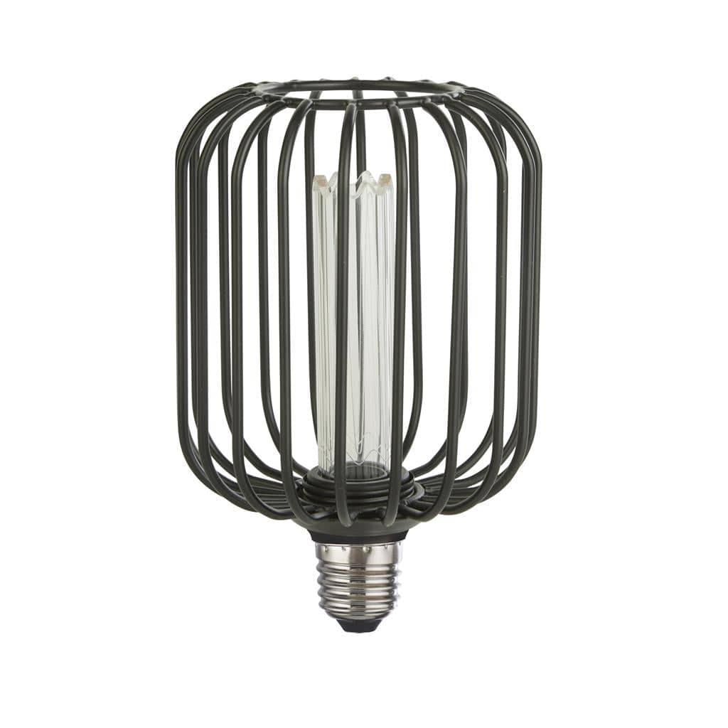 Lights  -  Drum Cage Lamp - Black Metal  -  60014297