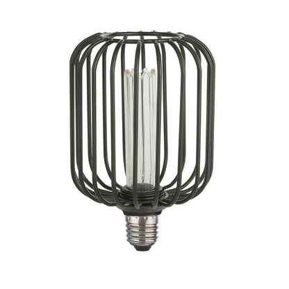 Lights  -  Drum Cage Lamp - Black Metal  -  60014297