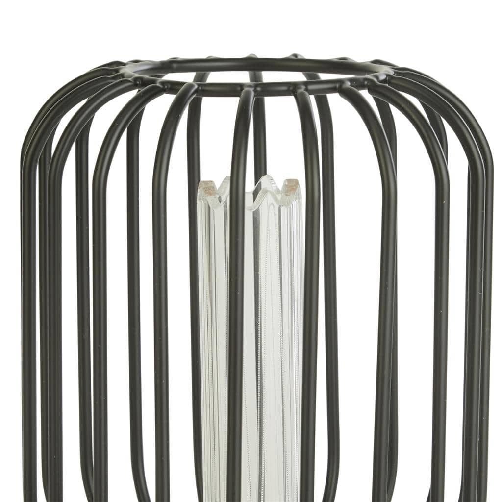 Lights  -  Drum Cage Lamp - Black Metal  -  60014297