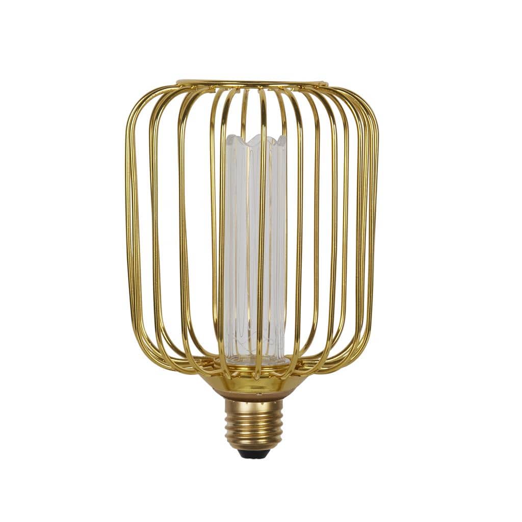 Lights  -  Drum Cage Lamp - Gold Metal  -  60014346