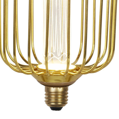 Lights  -  Drum Cage Lamp - Gold Metal  -  60014346