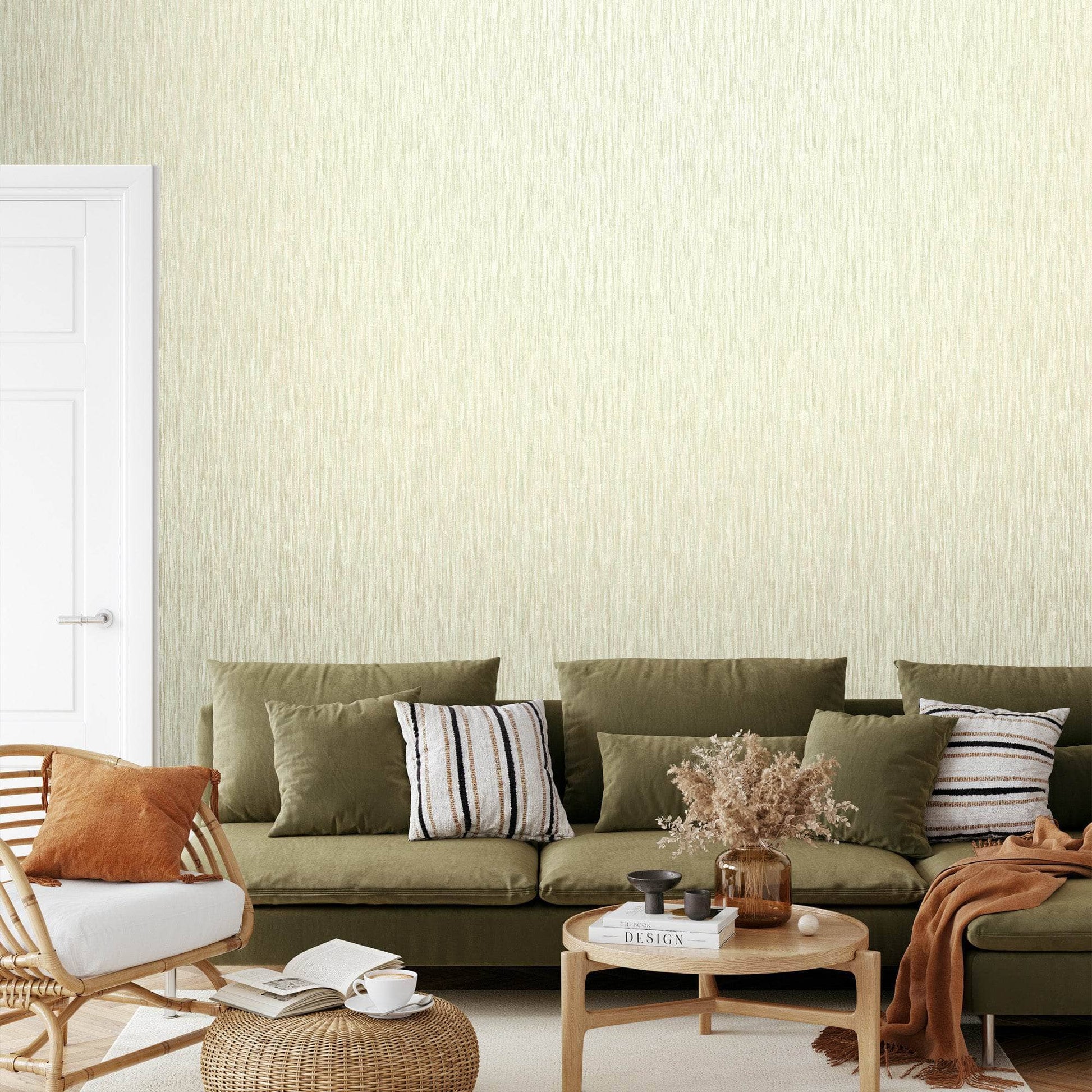 Wallpaper  -  Rasch B65 Rosalie Texture Sage Wallpaper - 260834  -  60345228