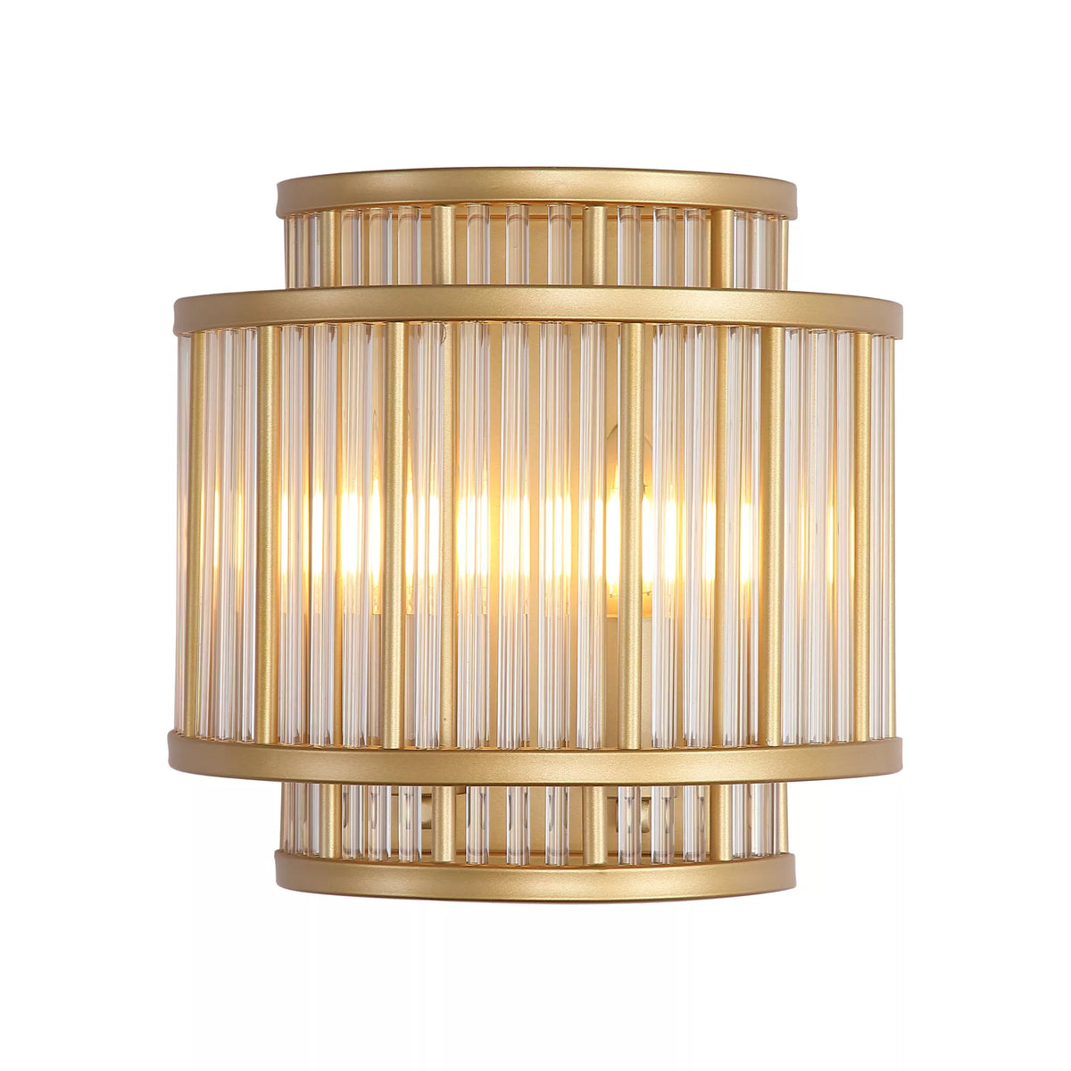 2 Light Wall Light - Gold