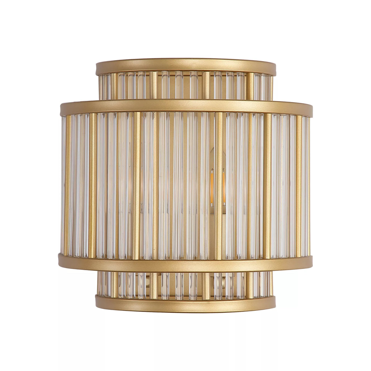 2 Light Wall Light - Gold