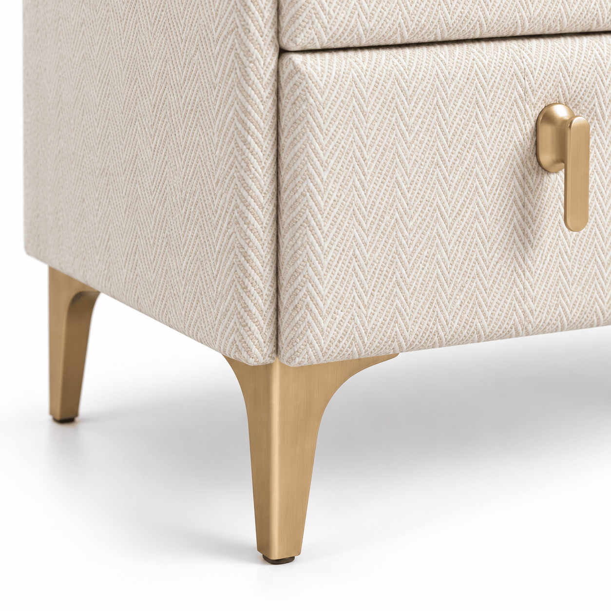 Furniture  -  Munich Bedside Table - Cream  -  60487296