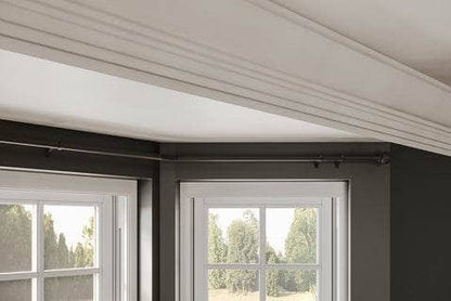 Homeware  -  3- Sided Bay Curtain Pole - Black  -  60009306