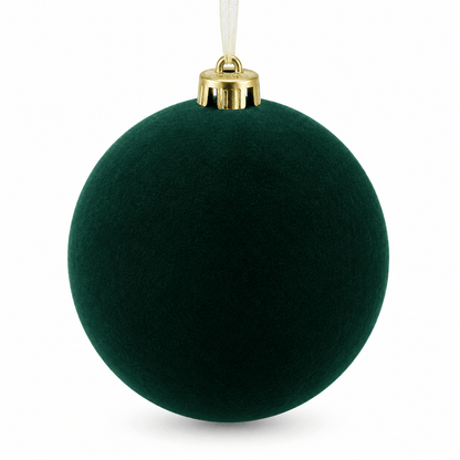 Christmas  -  Green Velvet Bauble - 15cm  -  60486230