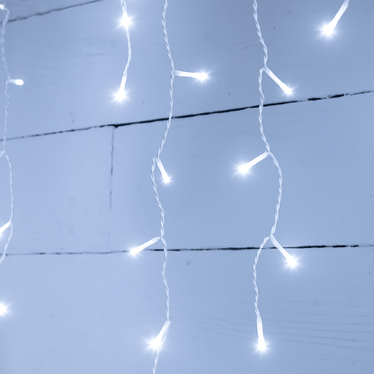 Christmas  -  360 Snow Icicle Christmas Lights - White  -  60487866