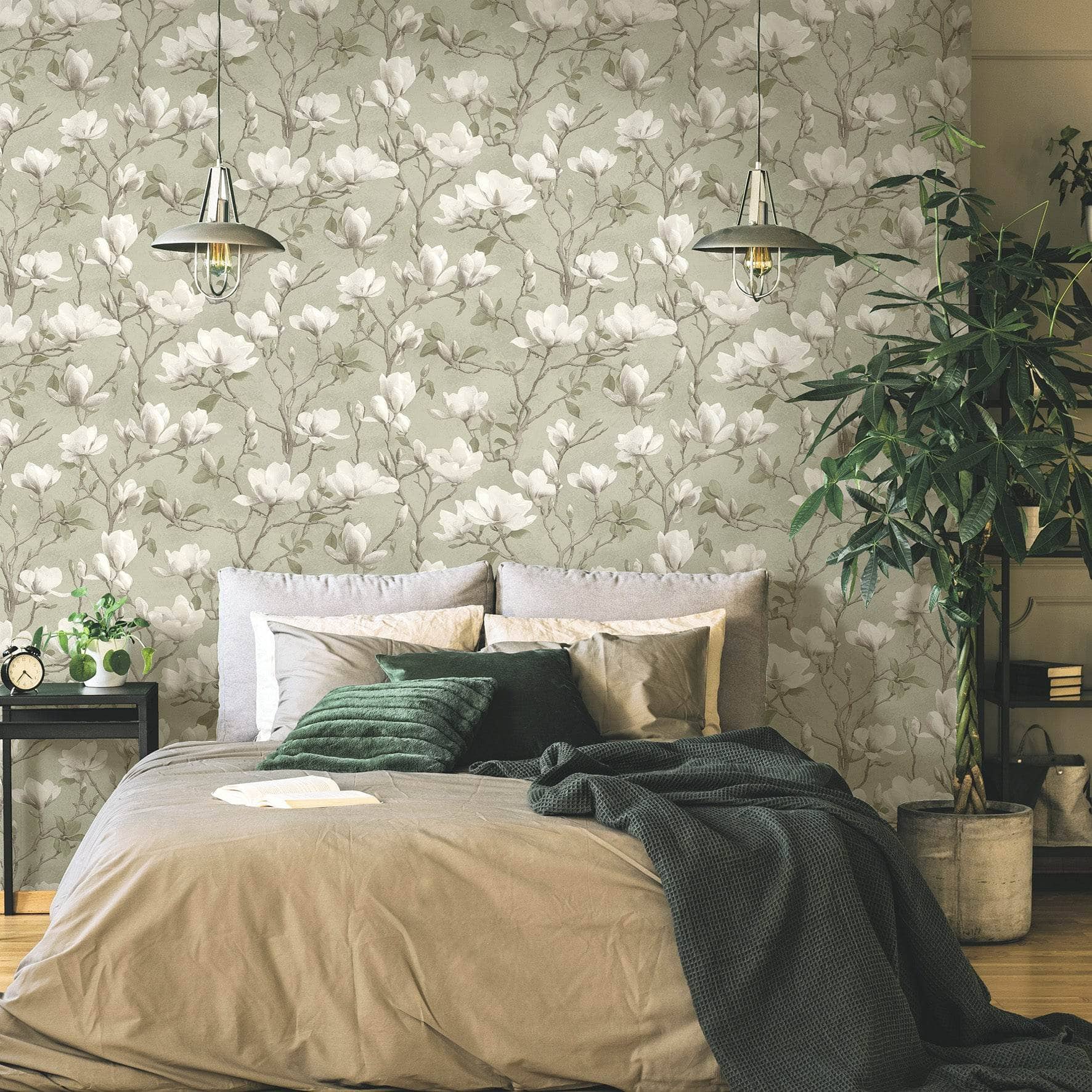 Wallpaper  -  Holden Petalina Sage Wallpaper - 36401  -  60013657