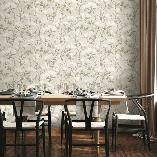 Wallpaper  -  Holden Petalina Dove Wallpaper - 36402  -  60013659