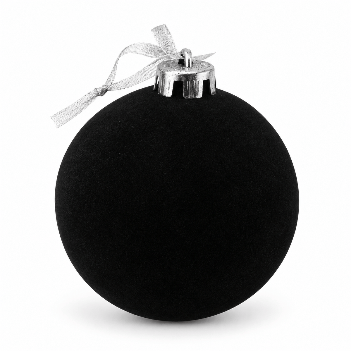 Christmas  -  Black Velvet Bauble - 15cm  -  60486229