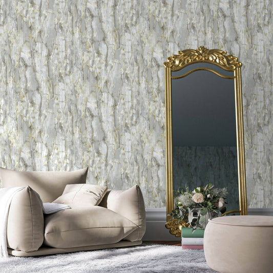 Wallpaper  -  Rasch Chiara Powder Blue Wallpaper - 400204  -  60345242