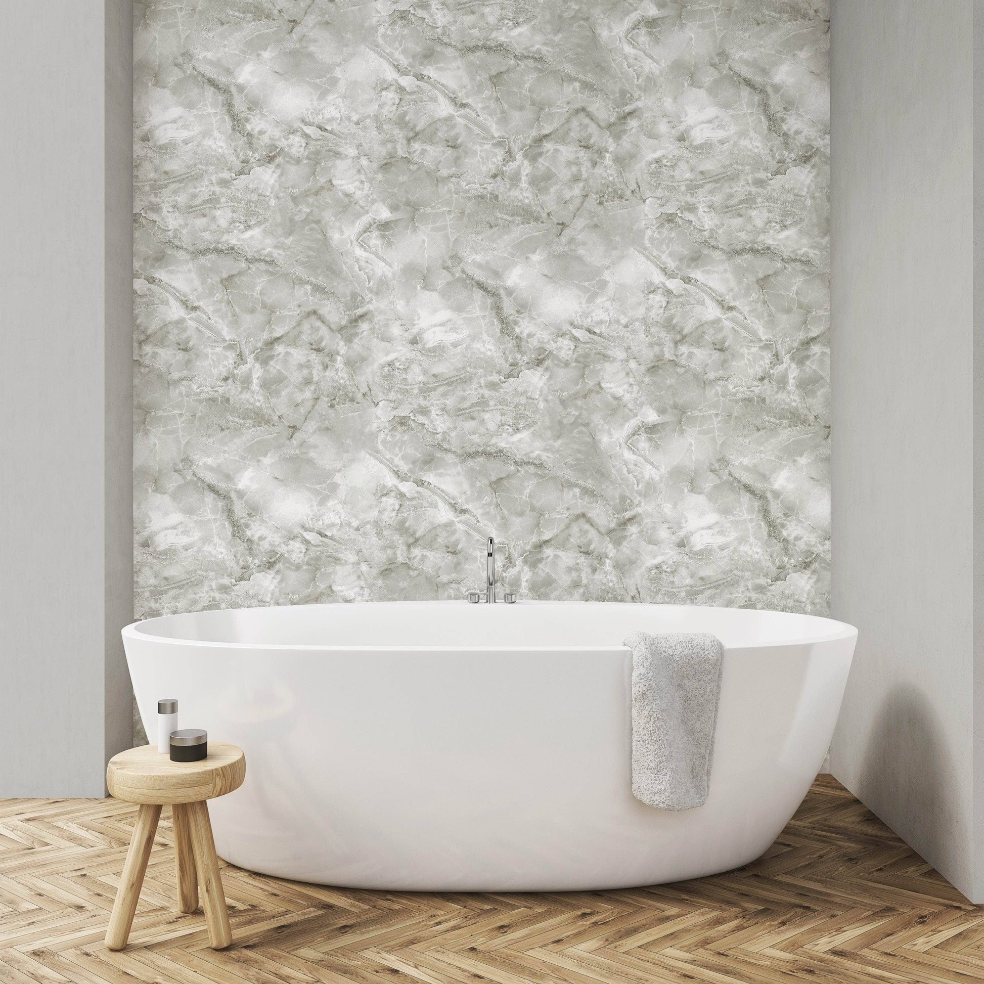 Wallpaper  -  Rasch Carlotta Grey Wallpaper - 400310  -  60345259