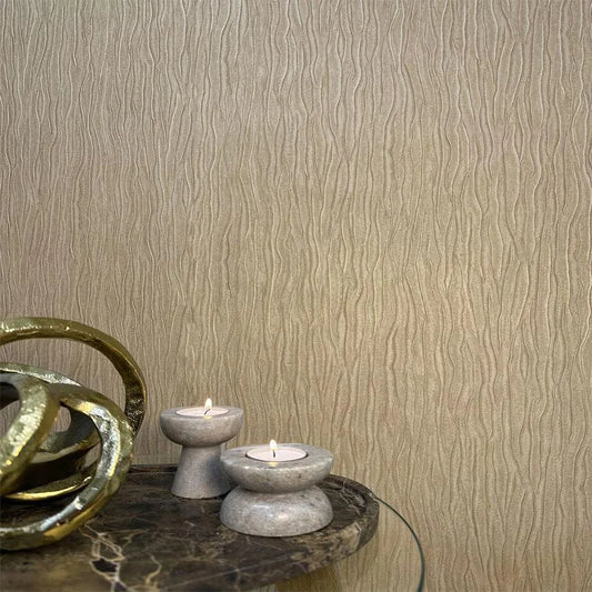 Wallpaper  -  Belgravia Tiffany Textured Champagne - 41346  -  60486562