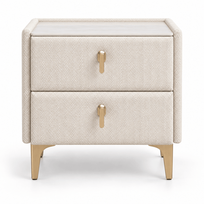 Furniture  -  Munich Bedside Table - Cream  -  60487296