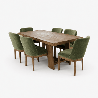 Furniture  -  Oregon Dining Table & 6 Chairs  -  60486429