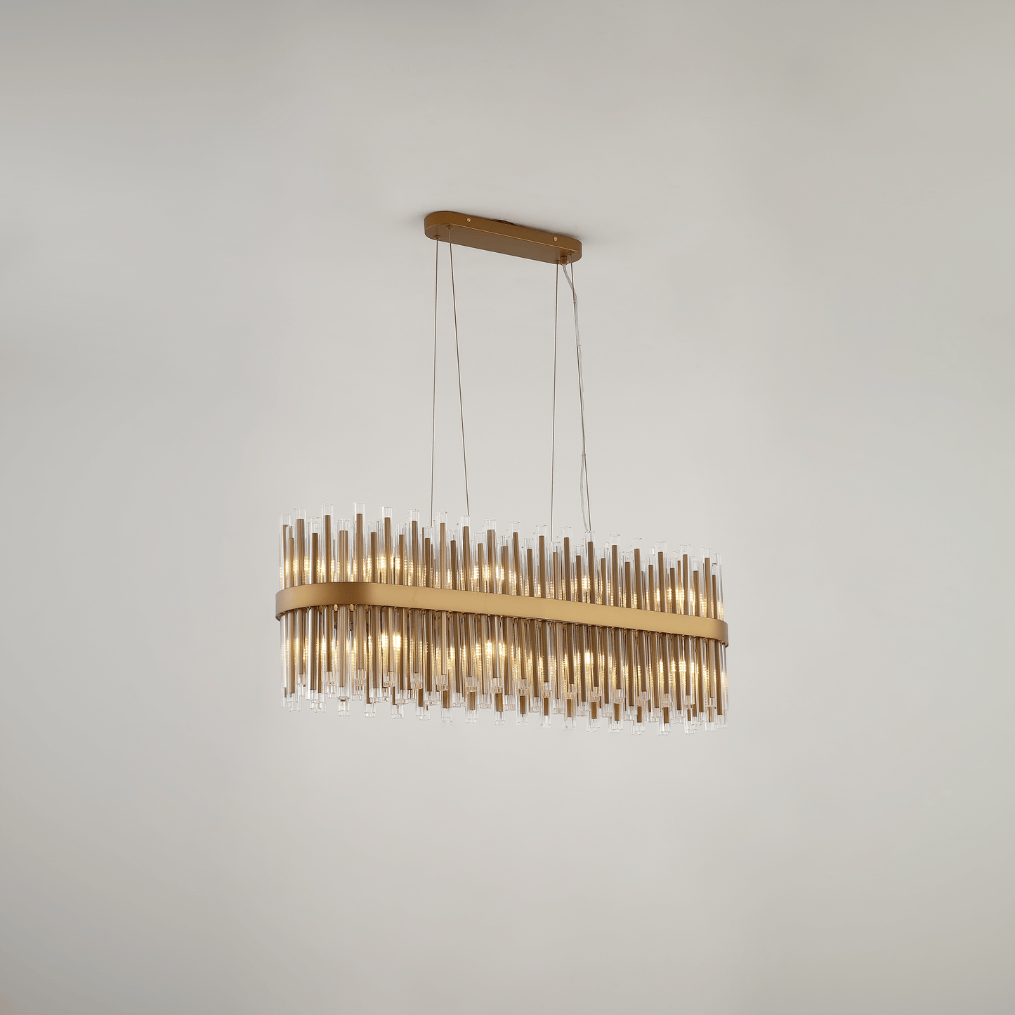 Lights  -  Essen P002-20BR 20 Light Oval Pendant Ceiling Light - Bronze  -  60485707