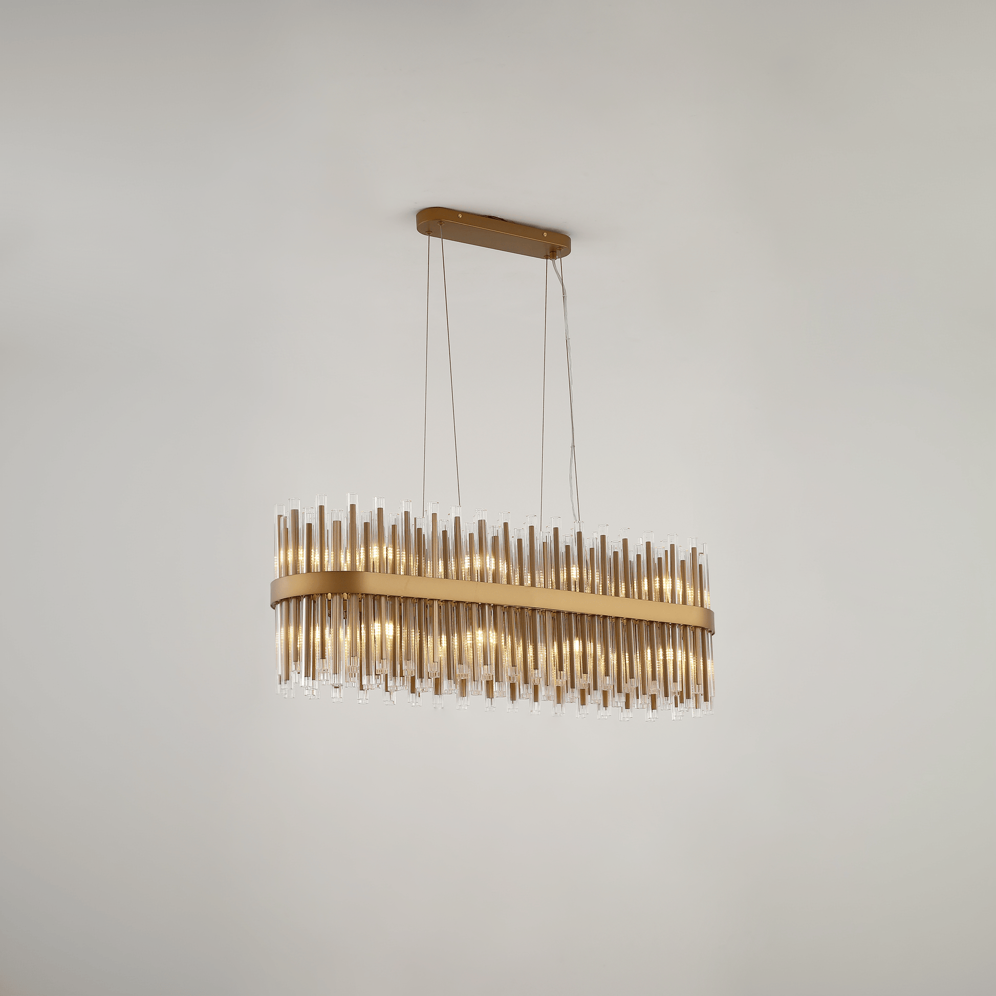 Lights  -  Essen P002-20BR 20 Light Oval Pendant Ceiling Light - Bronze  -  60485707