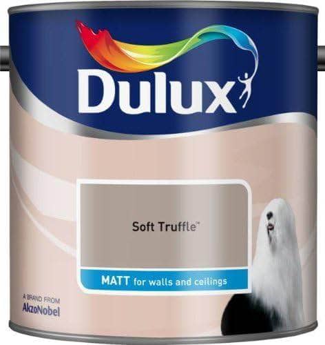 Paint  -  Dulux Matt Emulsion 2.5L - Soft Truffle  -  50012454