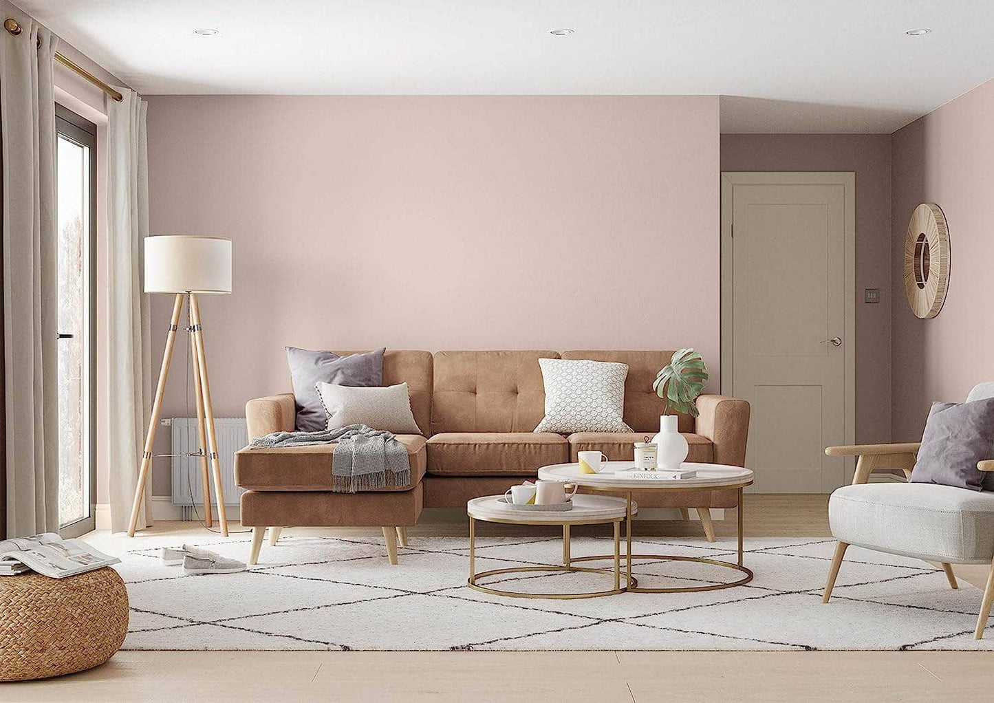 Paint  -  Dulux Matt Emulsion 2.5L - Soft Truffle  -  50012454