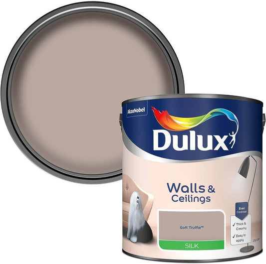 Paint  -  Dulux Silk Emulsion 2.5L - Soft Truffle  -  50012471