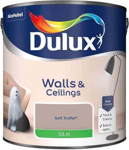 Paint  -  Dulux Silk Emulsion 2.5L - Soft Truffle  -  50012471