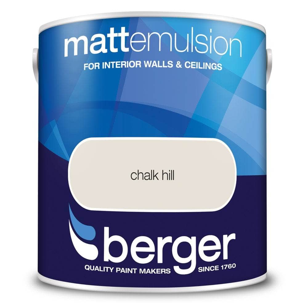 Paint  -  Berger Matt Emulsion 2.5L - Chalk Hill  -  50060880