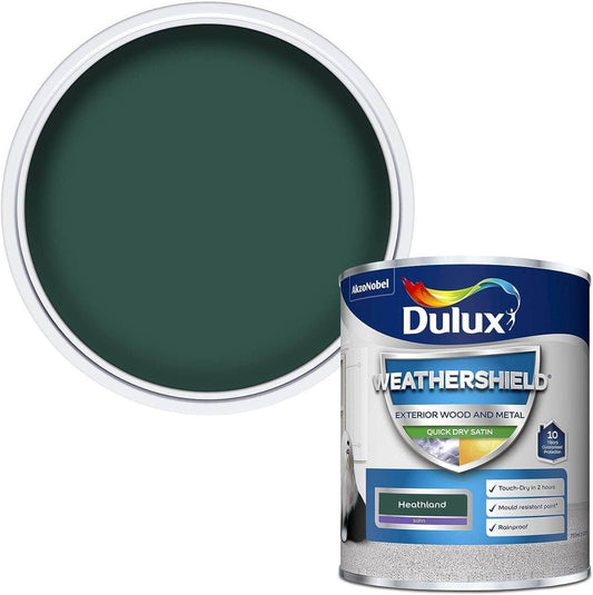 Paint  -  Dulux Weather Shield Satin 750Ml - Heathland  -  50067894