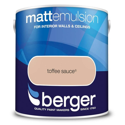Paint  -  Berger Matt Emulsion 2.5L - Toffee Sauce  -  50090163