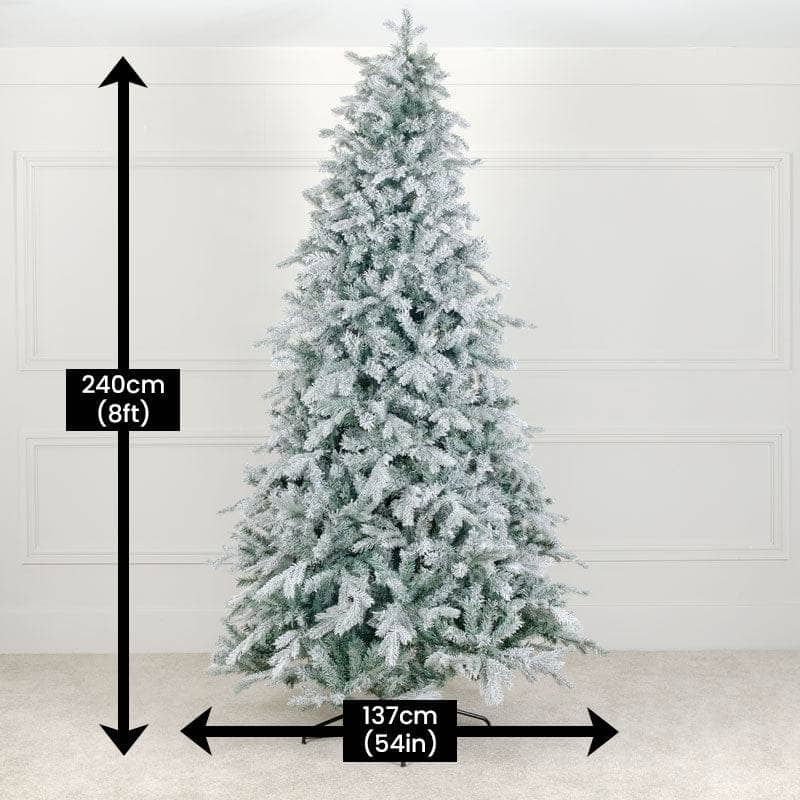 Christmas  -  Frosted Vermont Christmas Tree - 8ft  -  50128999