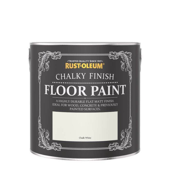 Paint  -  Rust.Oleum Chalky Floor Chalk White 2.5  -  50138285