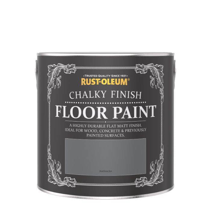 Paint  -  Rust-Oleum Chalky 2.5L Floor Paint - Anthracite  -  50138287